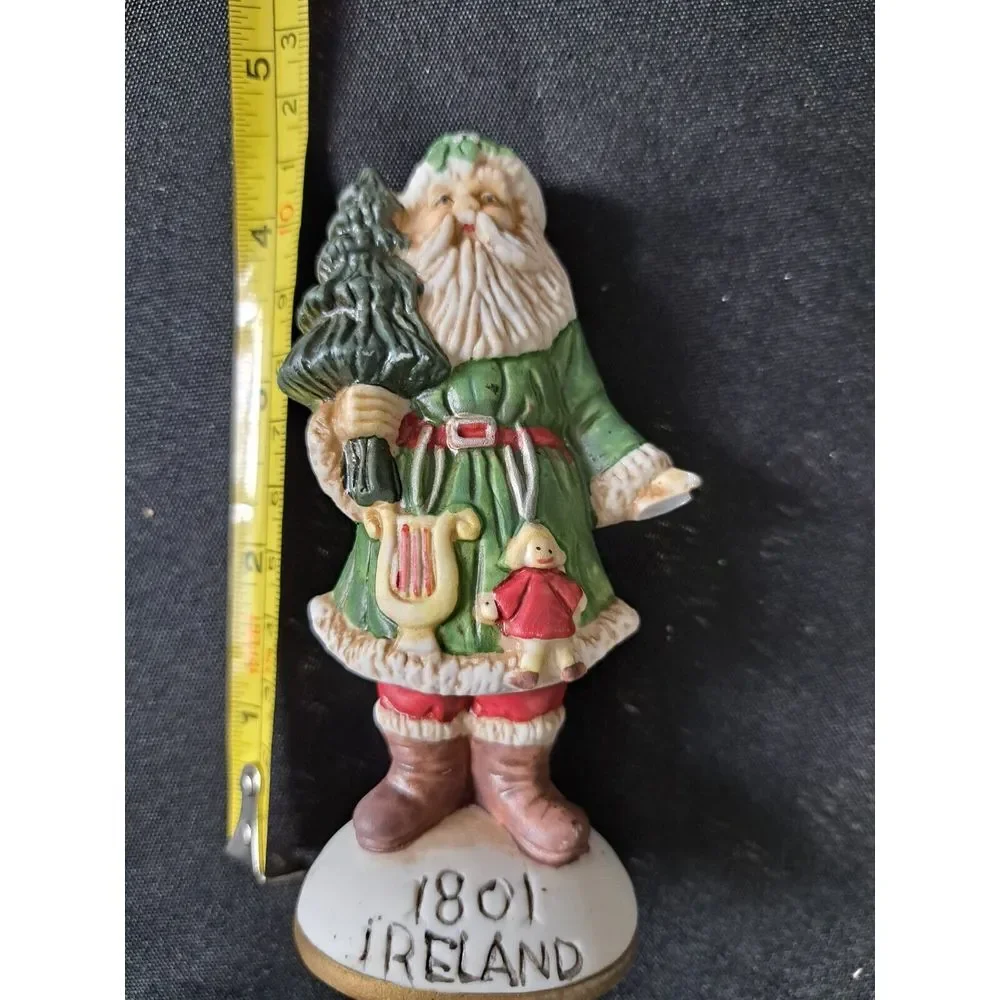 Antique Santa Collectible‎ 1801 Ireland Limited Edition Porcelain Statue - AS IS